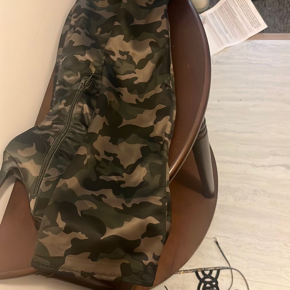 Camo thigh hi boots